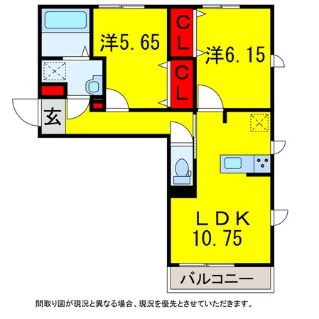 佐倉駅 徒歩10分 2階の物件間取画像